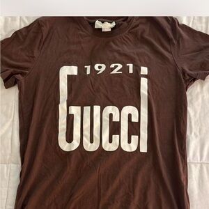 Gucci 1921 Chocolate Brown Tee